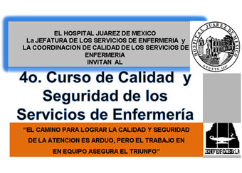 4to. Curso de Calidad y Seguridad de los Servicios de Enfermería